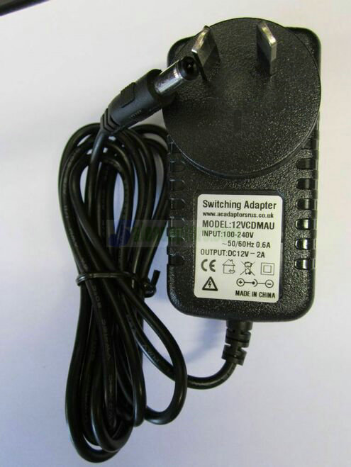 AUS Pure Oasis Flow DAB Radio 12V Mains AC Adaptor Charger AC-DC ADAPTOR Plug