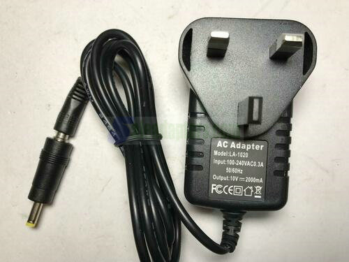 Replacement for 10V 500mA 1A 1.5A 2A AC-DC Adaptor Power Supply 4.8mm x 1.7mm - Click Image to Close