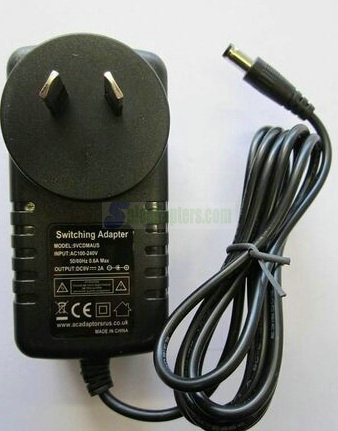 AUS 9V AC Adaptor Charger same as AS190-090-AM for Kingwall Portable DVD Player