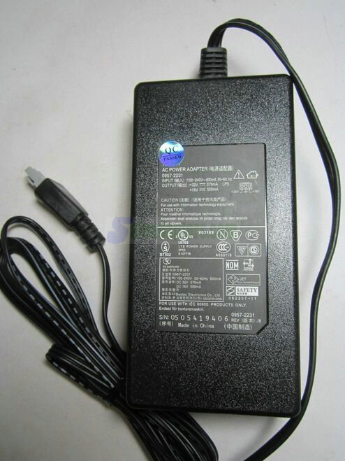 AC Power Adapter 0957-2231 32V 375mA 16V 500mA for HP Photosmart C4480 Printer