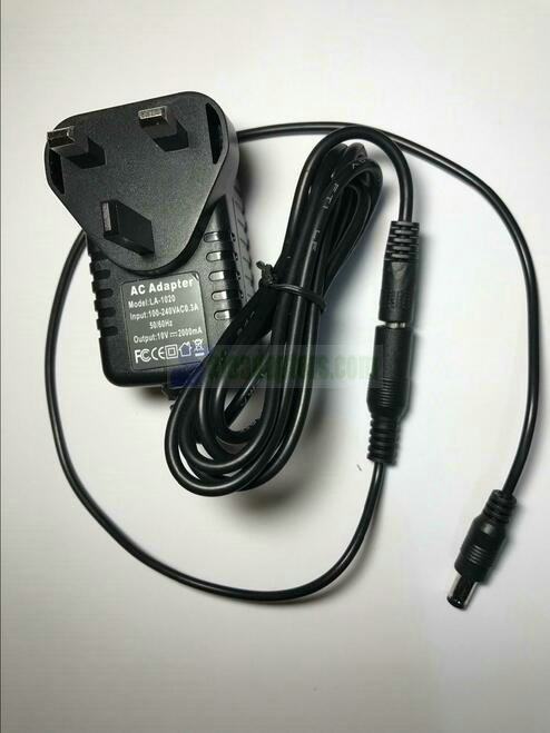 10V 2A 2000mA Mains AC-DC Switching Adaptor Power Supply Charger 5.5mm x 2.5mm