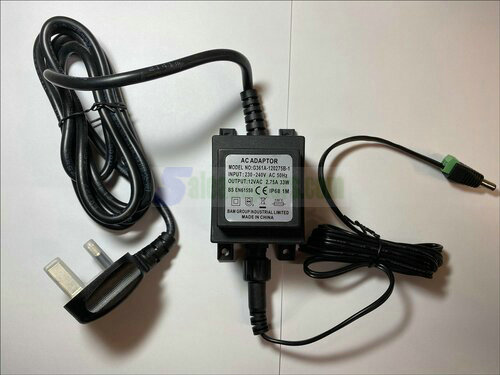 Replacement 12V Max 15.6VA AC Adaptor YL48-12001300A for Fibre Optic Xmas Tree