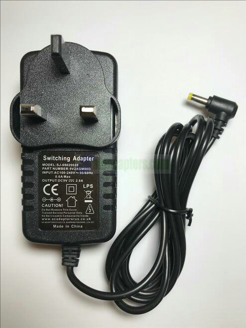 9V Mains AC Adaptor Charger for Curtis DVD8727UK 8727UK Portable DVD Player - Click Image to Close