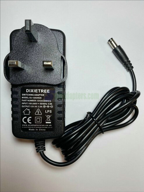 12V Negative Switching Adapter Power Supply 4 Boss DM-2 Delay Guitar Effect Pedal