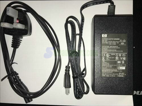 Genuine HP AC Power Adapter 0957-2231 32V 375mA 16V 500mA UK Plug Lead - Click Image to Close