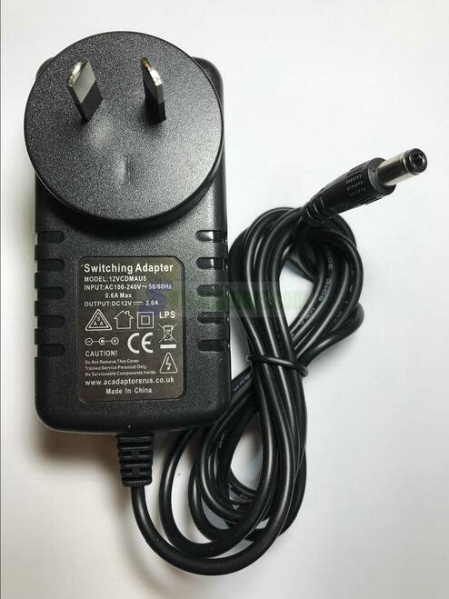 AUS 12V 2A AC Adaptor Power Supply Charger for IOMEGA SCREENPLAY DX MEDIA PLAYER