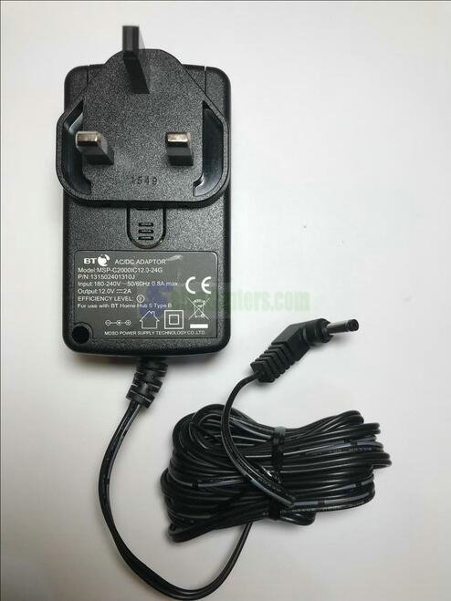 UK 12V 1.5A AC Power Adaptor Charger for Bush 12-inch CDVD12SW Portable DVD Player