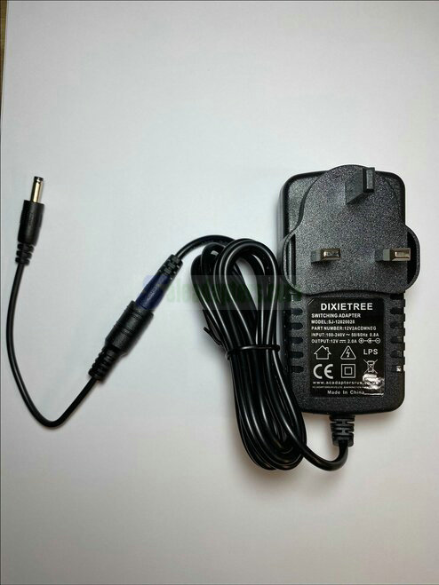 12V MAINS DYMO LM-280 LABEL PRINTER AC ADAPTOR POWER SUPPLY CHARGER PLUG