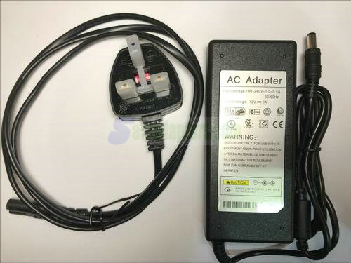 UK Replacement for 12V 5.5A AC-DC Switching Adaptor Power Supply PWR-66W-AC-#x3D;