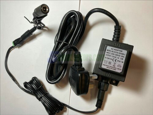 UK Replacement for AC Adaptor 12VAC 12V 420mA 5.0VA XY-12000420AB Power Supply