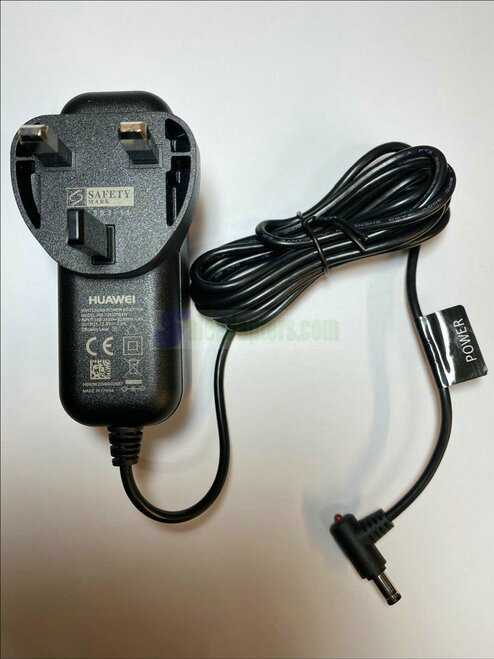 Genuine Original HUAWEI SWITCHING POWER ADAPTOR MODEL HW-120200B8W 12.0V 2.0A UK