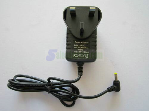 12V 1.5A AC-DC Adaptor Power Supply Charger for CDVD123SW Portable DVD Player