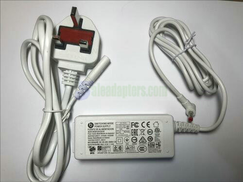 White Replacement 12V AC-DC Adaptor Power Supply for LG BP125 Blu Ray Player