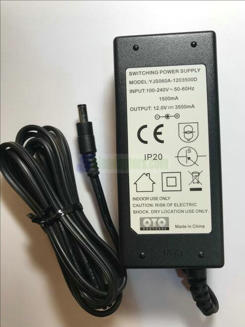 12V 3.5A 3500mA Mains AC-DC Adaptor Regulated Desktop Power Supply C7 Input