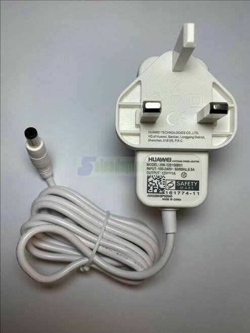 Replacement for XING YUAN 12V 1.0A AC Adapter model no XY-1201000-B WHITE UK