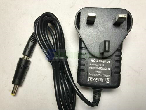 Replacement 10V AC-DC Adaptor Power Supply for Portable DVD Player