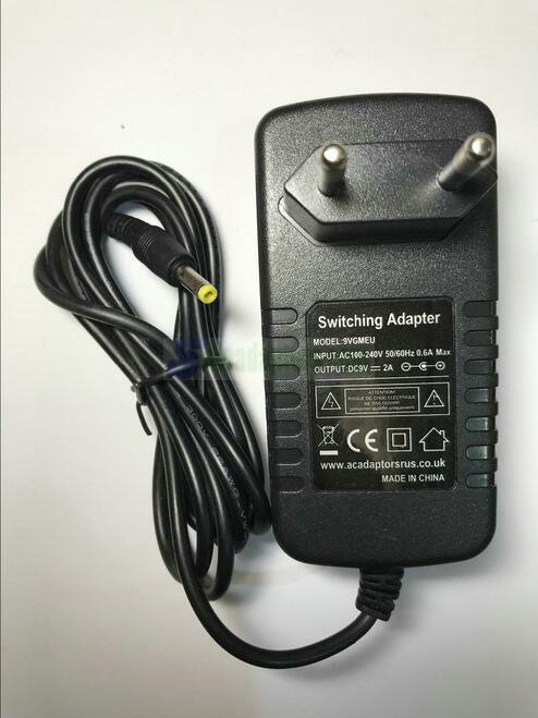 Acoustic Solutions DVD-293 DVD293 Portable DVD Player 9V Charger Switching Supply - Click Image to Close