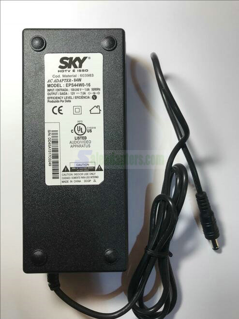 Replacement Huizhou Sanhua AC Adapter Model SAWA-02-594 12V 6A