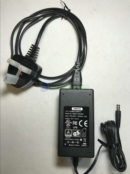 12V MAINS GOSPELL GP305C-120-350 PSU PART AC-DC Switching Adapter CHARGER PLUG