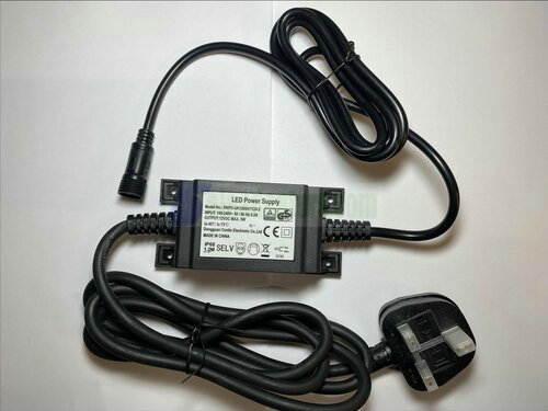 Waterproof Replacement for VEGA AC/DC Power Adapter model EHT-5-IP 12VDC MAX 5W