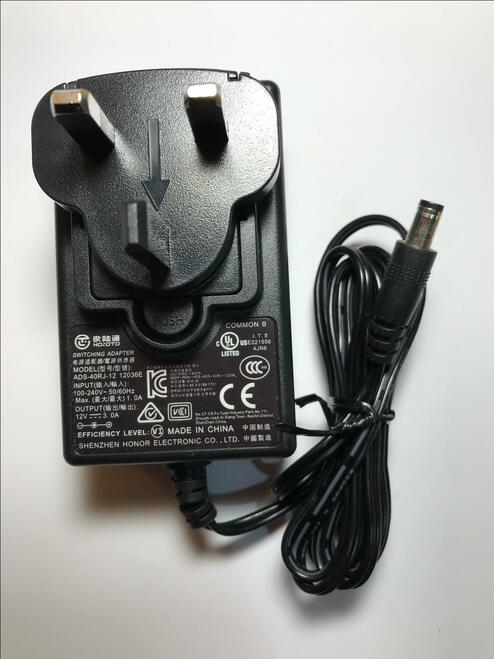 Replacement 12V 3A AC-DC Adaptor Power Supply for ALBA TV / DVD122/3336 AMKDVD19