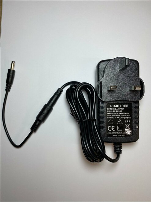 12V MAINS DYMO S0879590 260P LABEL MANAGER AC-DC Switching Adapter CHARGER PLUG