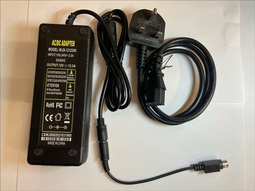 Replacement 12V 12.5A AC Adaptor for Channel Well 55-231389-03 CAD150121