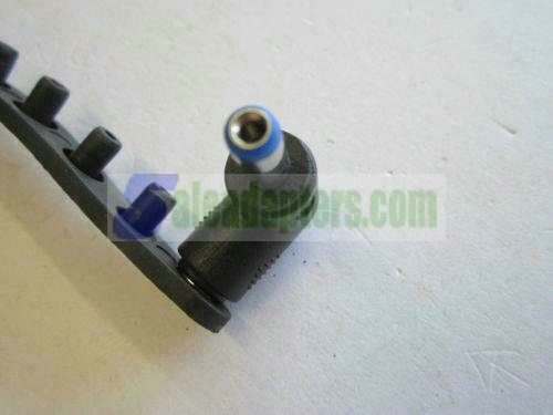 DC Push On Tip Female 5.5mmx2.1mm to Male 5.5mm x 2.1mm 5.5x2.1 Blue 90 Degree