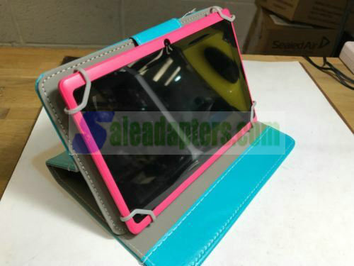 9.7-inch Light Pink PU Leather Multi Angle Stand Carry Case for Android Tablet PC