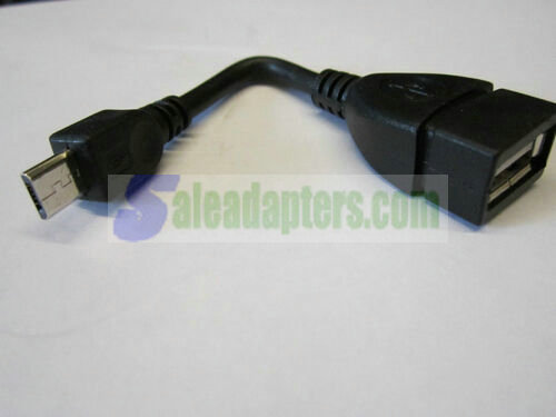 OTG Host USB Female to Micro B Male Convertor Cable Lead SAMSUNG TABLET GT P1010