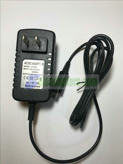 USA 12V 1.5A AC-DC SWITCHING ADAPTOR POWER SUPPLY for Acer A700 Charger