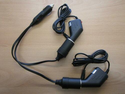 DC 9V-12V Dual Twin Car Charger Power Supply for Bush BDVD62109M Portable DVD