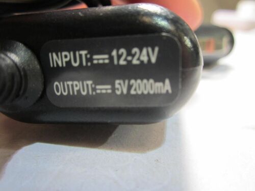 5V 2A Car Charger Power Supply for Ainol Novo 7 Aurora 2 Android Tablet PC - Click Image to Close