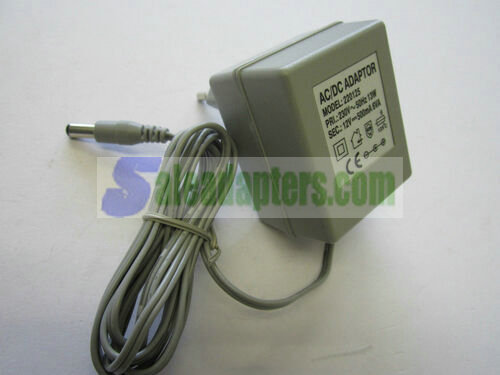 Replacement for EU AC/DC Adaptor model DC120500UK 12V 500mA 6.0VA Power Supply