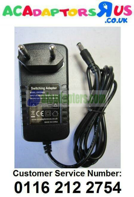 EU Europe 12V 2A Mains AC-DC Adaptor Power Supply Charger 3.5mm x 1.3mm 3.5x1.3