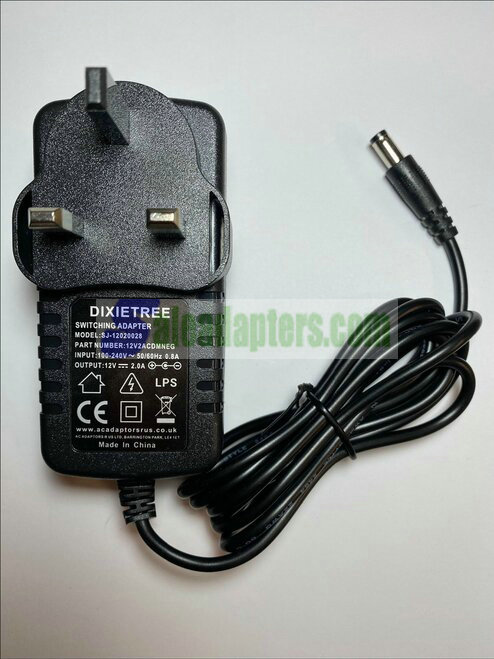 12V MAINS ROLAND RK-100 KEYBOARD AC-DC Switching Adapter CHARGER PLUG