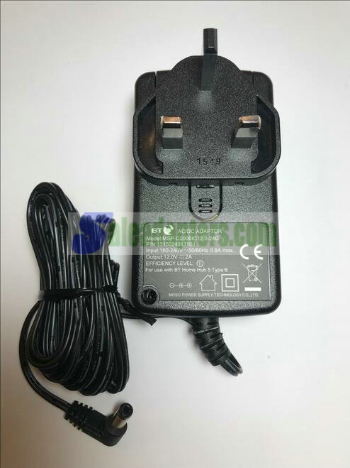 12V MAINS LEADER MV12-Y120100-B2 PSU PART AC-DC Switching Adapter CHARGER PLUG