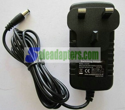 12V MAINS TVONICS DTR-HV250 DVR AC ADAPTOR POWER SUPPLY CHARGER PLUG