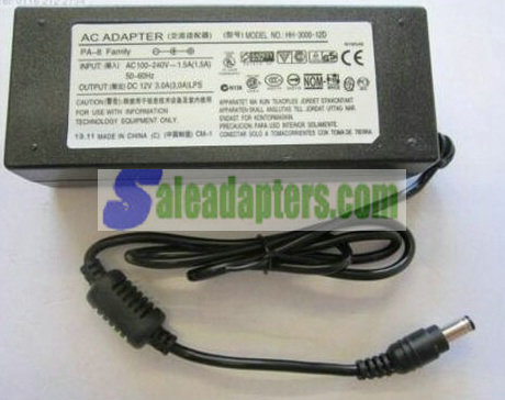 Replacement for 12V 2.5A 30W Intermec Technologies Corp model AE16 851-061-208