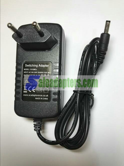 EU 12V MAINS LG DP450 DVD PLAYER AC-DC Switching Adapter PLUG