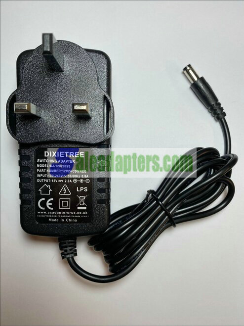 12V MAINS ROLAND E-16 E-200 KEYBOARD AC-DC Switching Adapter CHARGER PLUG