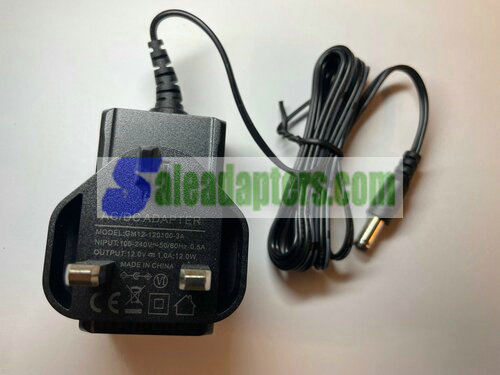 UK Replacement 12V 1000mA Linksys Power Adapter Model AM-1201000V