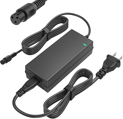 SGS Certified 42V 2A Power Adapter Powerfast 3-Prong Connector for 36V Sports Mod,and Po