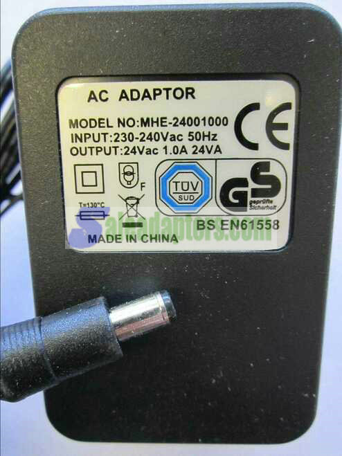 Replacement for AC 24V 800mA AC Adaptor model HK48BA-24-800 MPW AC-DC ADAPTOR