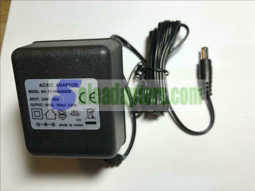 Replacement 18V 400mA Challenge AC-DC Adaptor Power Supply for model HJ-DC180400