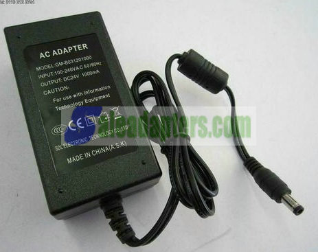 24VDC 24V 24W Mains AC-DC Adaptor Power Supply for HP Scanjet G4010 Scanner - Click Image to Close