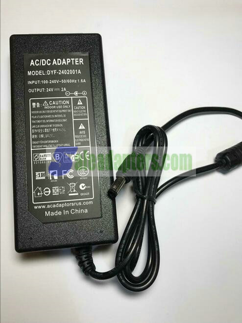 24V DC24 2.0A Switch Model AC-DC ADAPTOR for KSAFH2400200T1M2 24V AC Adaptor