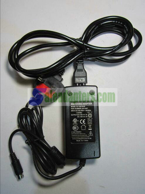 UK Replacement Klipsch PHIHONG PSM36W-201(C) DC 18V -18V 1A AC POWER ADAPTOR