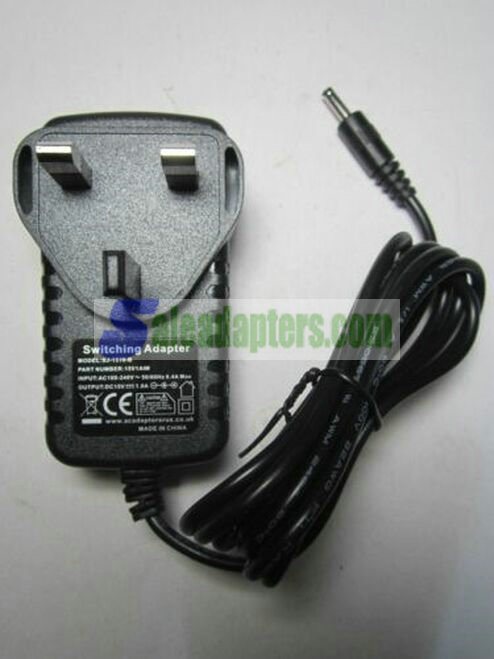 15V 1.2A AC-DC Power Adaptor for Ultralieve UT1033 Personal Ultrasound Therapy