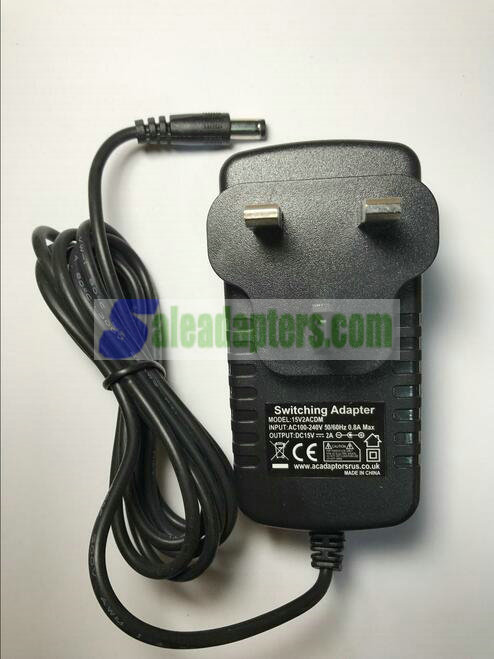 Replacement 15V 800mA Power Adapter Model WQ-10